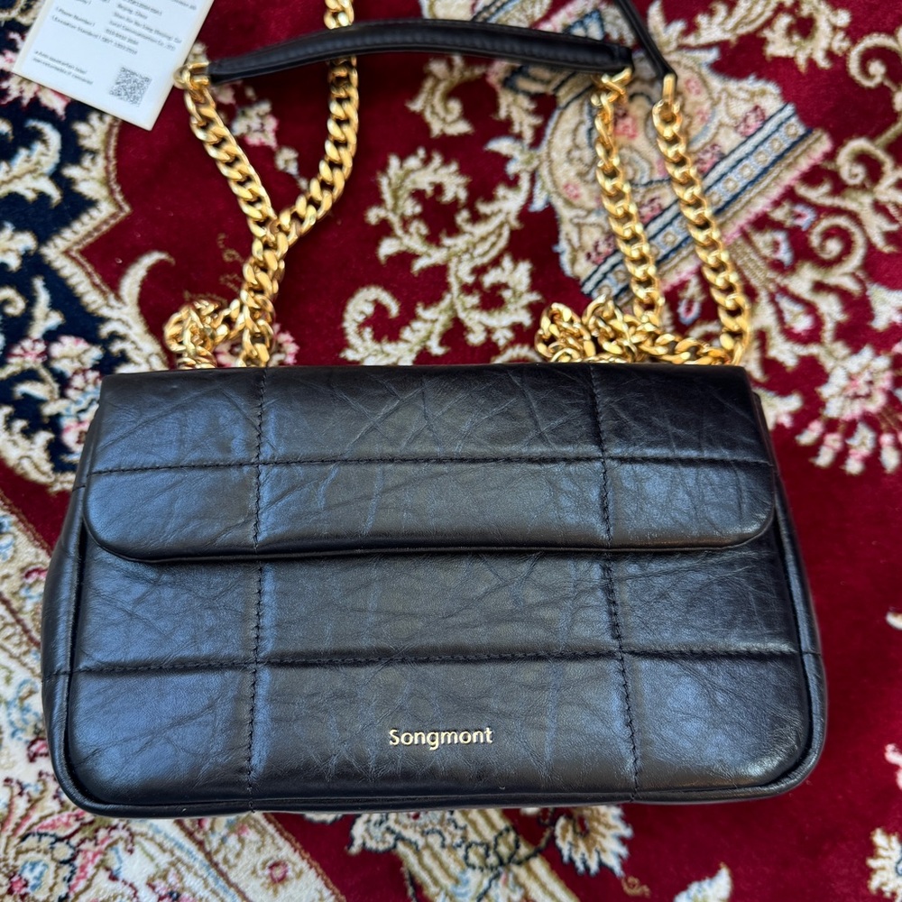 NWT Songmont Black Small Chocolate Bag - Picture 3 of 8